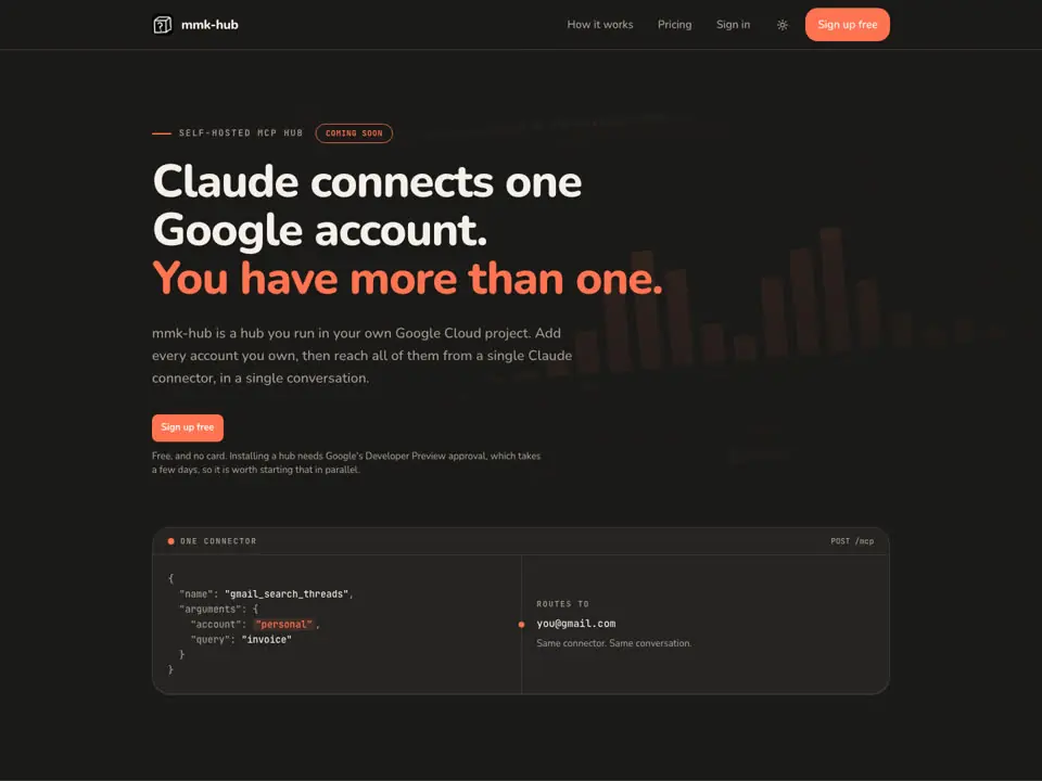 Magic Meal Kits Hub landing page